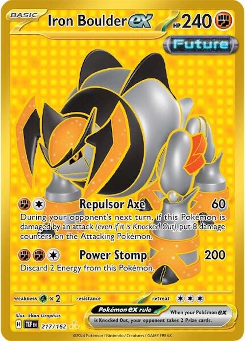 Iron Boulder ex 217/162 / Hyper Rare