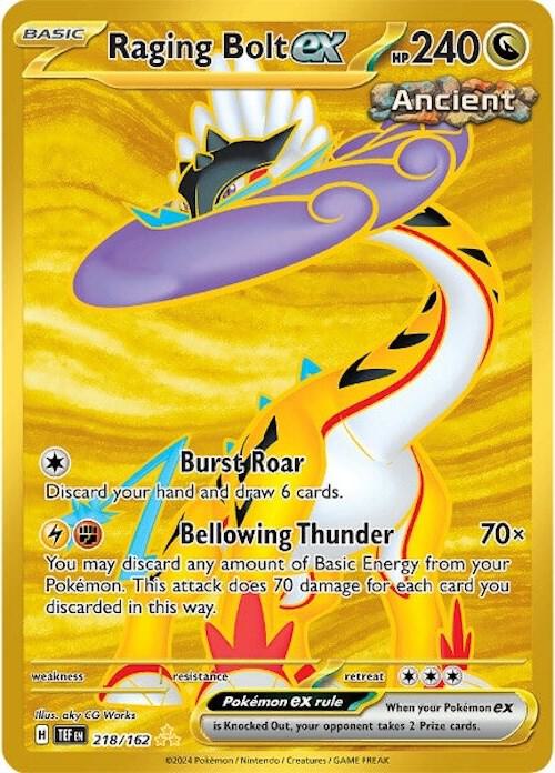 Raging Bolt ex 218/162 / Hyper Rare