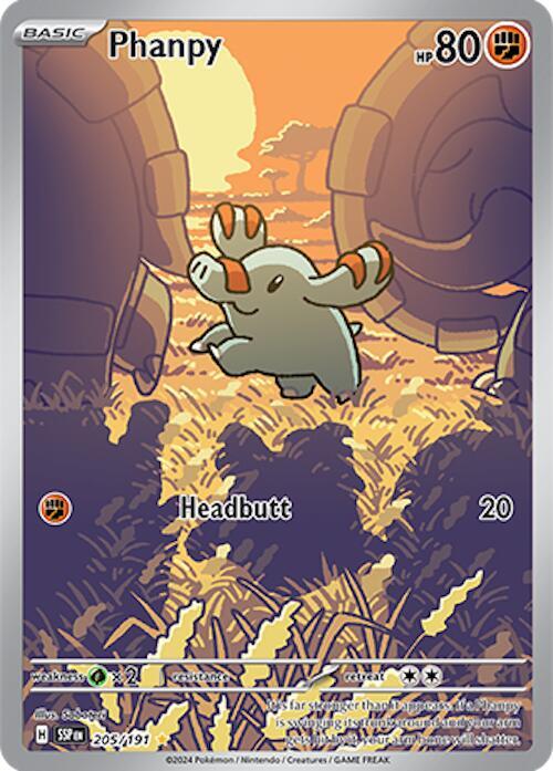 Phanpy 205/191 / Illustration Rare