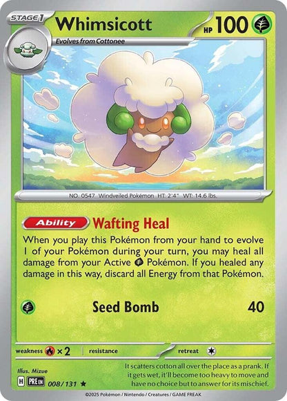 Whimsicott - 008/131 - Prismatic Evolutions