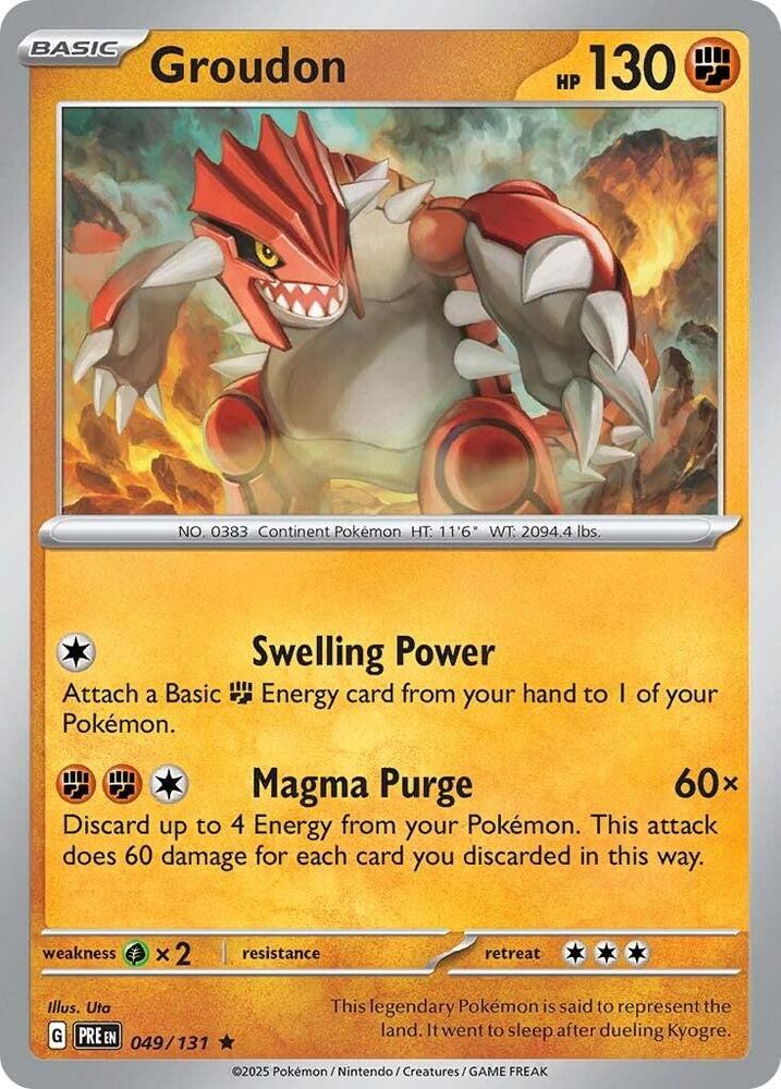 Groudon - 049/131 - Prismatic Evolutions
