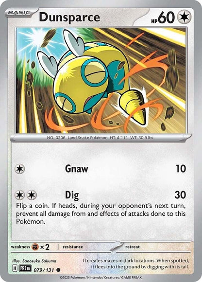 Dunsparce - 079/131 -  Prismatic Evolutions