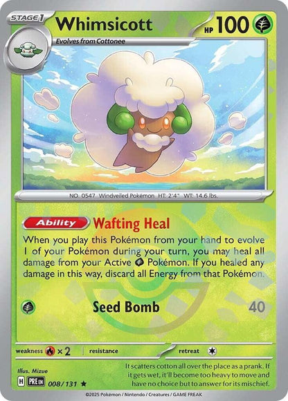 Whimsicott - 008/131 - Prismatic Evolutions