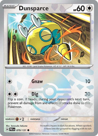 Dunsparce - 079/131 -  Prismatic Evolutions