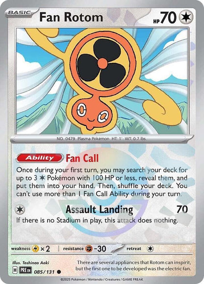 Fan Rotom - 085/131 - Prismatic Evolutions