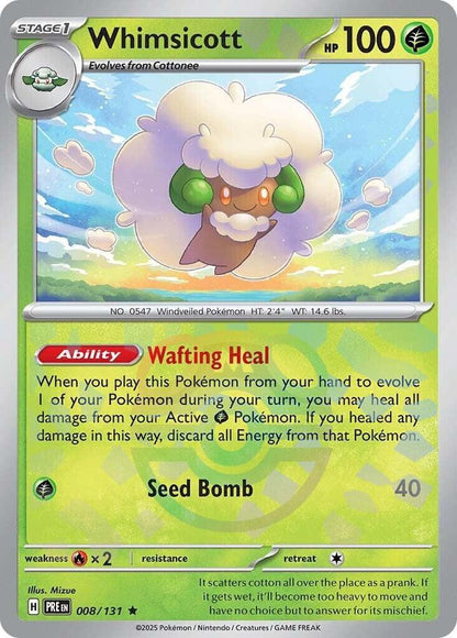 Whimsicott - 008/131 - Prismatic Evolutions