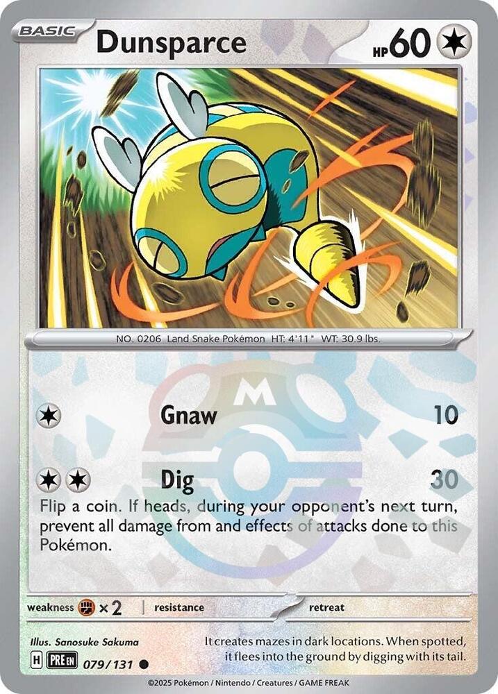 Dunsparce - 079/131 -  Prismatic Evolutions