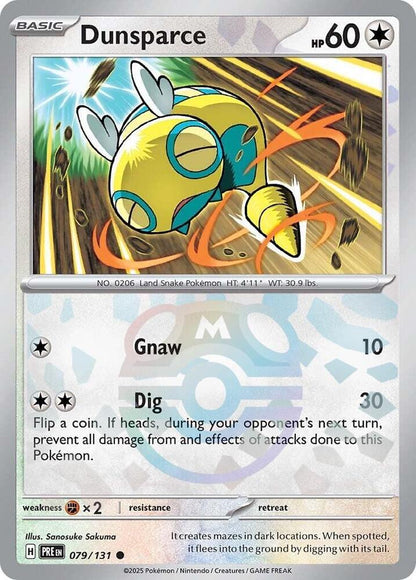 Dunsparce - 079/131 -  Prismatic Evolutions
