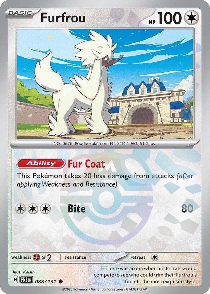 Furfrou - 088/131 - Prismatic Evolutions