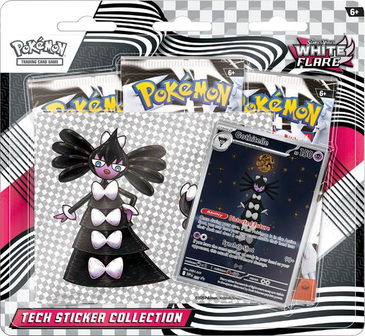 White Flare Tech Sticker Collection - White Flare