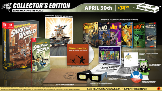 SAM & MAX SAVE THE WORLD COLLECTOR'S EDITION